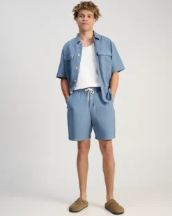 Blue Industry Short