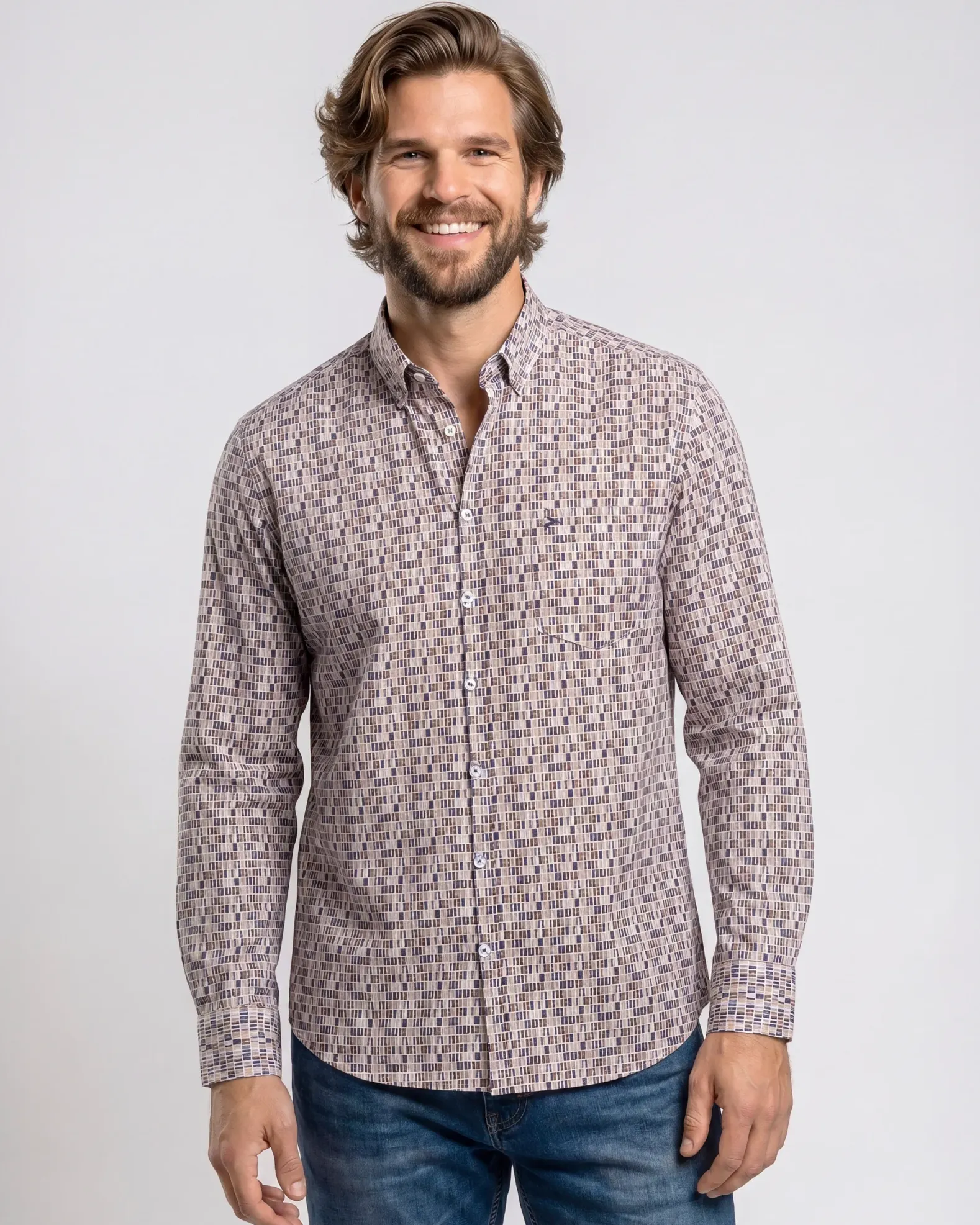 Campbell Casual overhemd Ranger-01