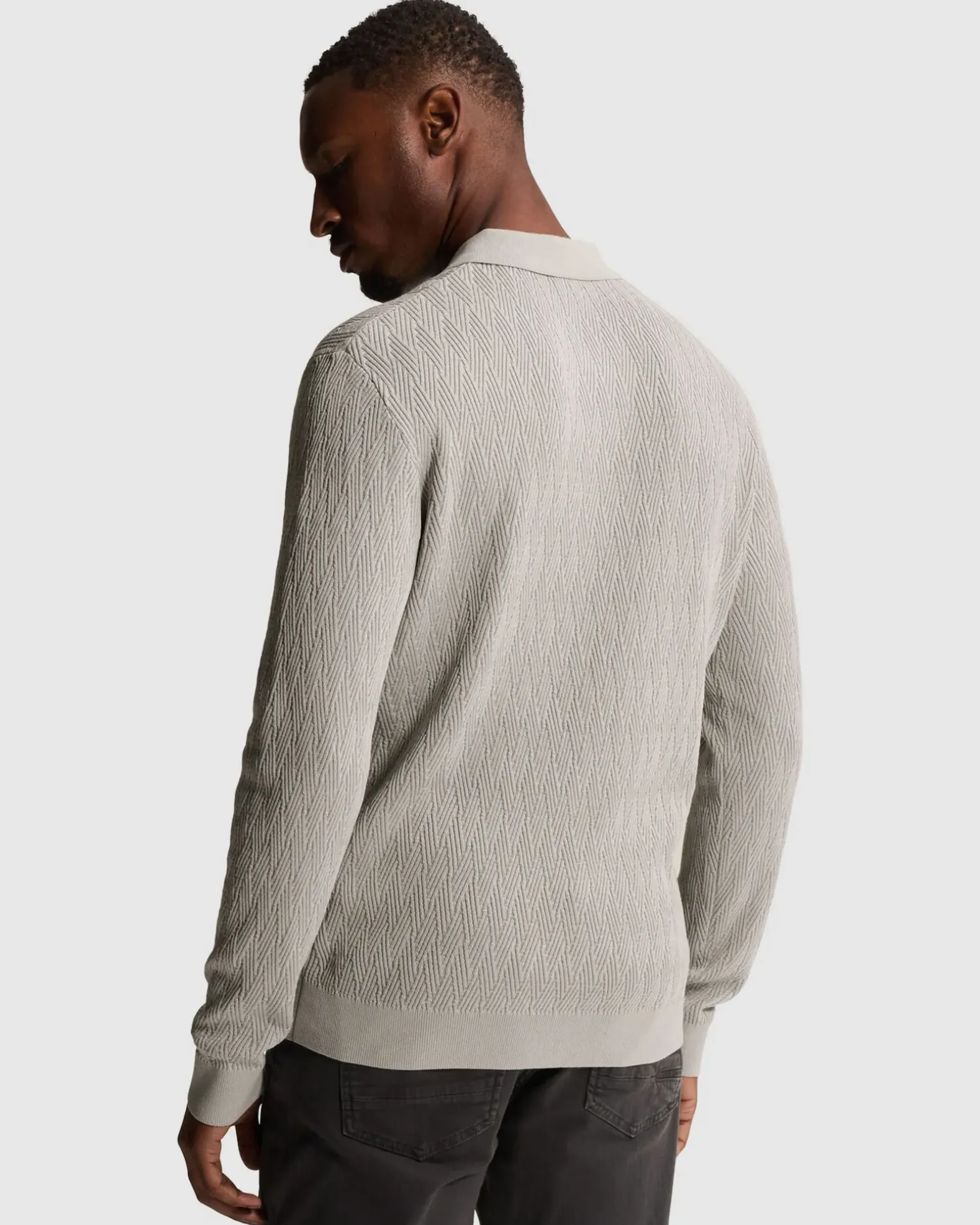 Cast Iron Polo lange mouw