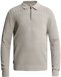 Cast Iron Polo lange mouw