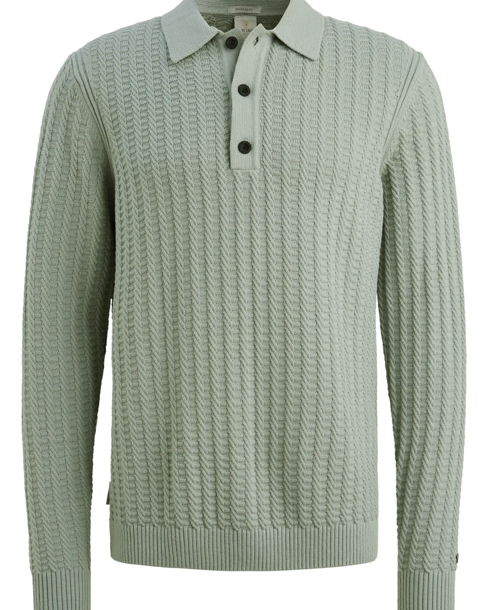 Cast Iron Polo Lange mouw