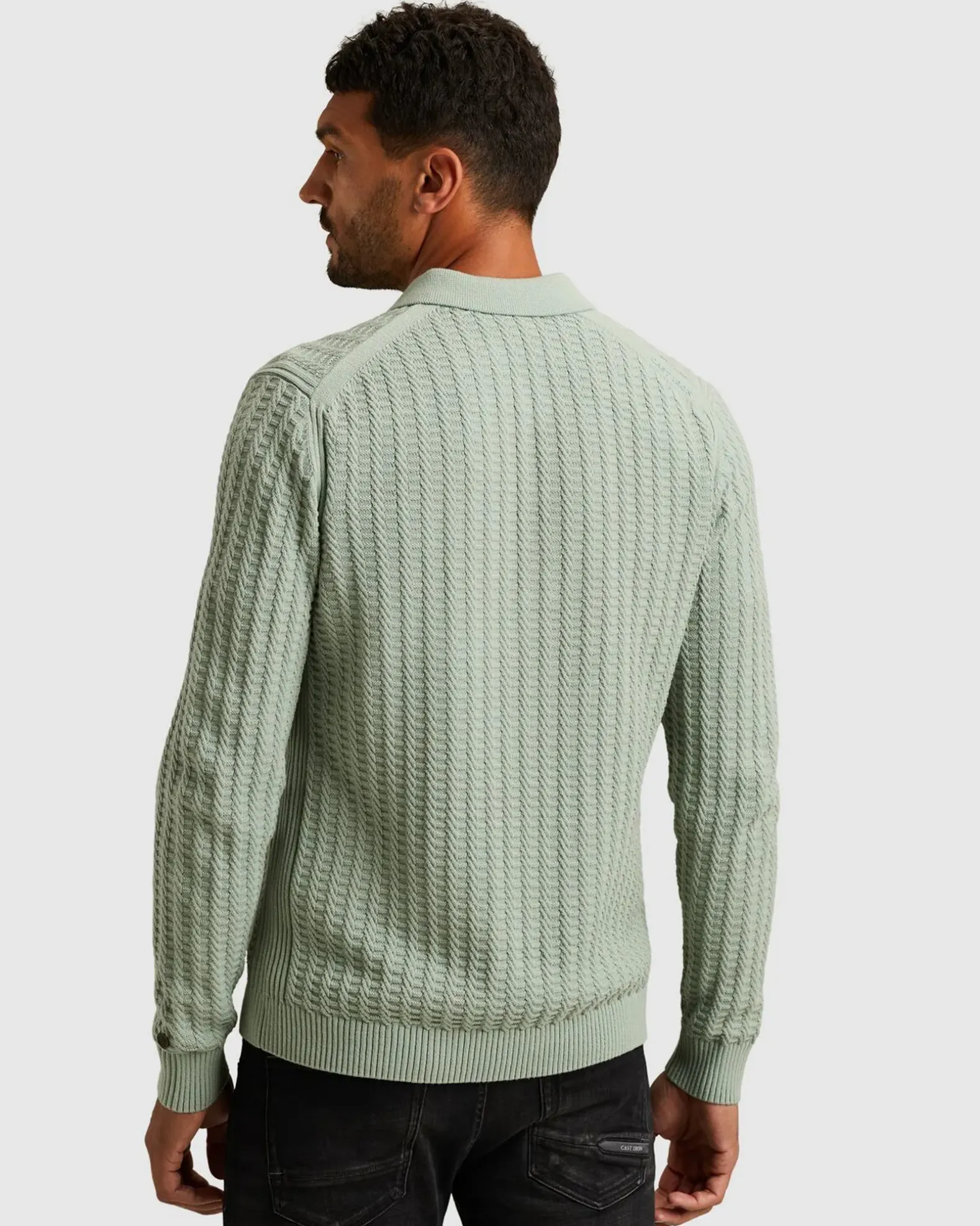 Cast Iron Polo Lange mouw
