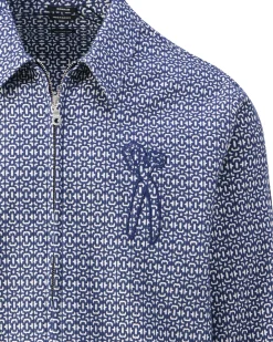 Denham Patchy Zip Overshirt