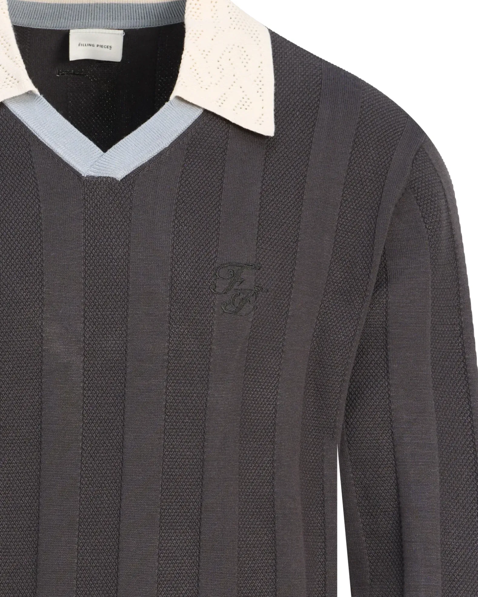 Filling Pieces Football Polo Lange mouw