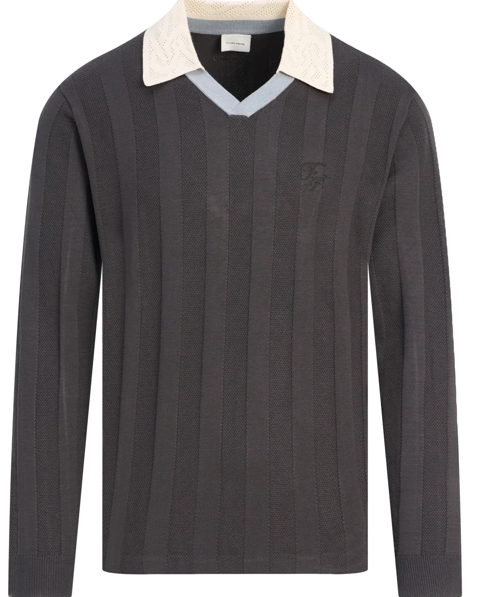 Filling Pieces Football Polo Lange mouw