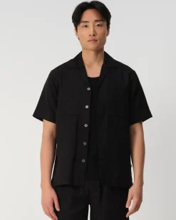 J.C. RAGS Aaron Jacquard Casual Overhemd