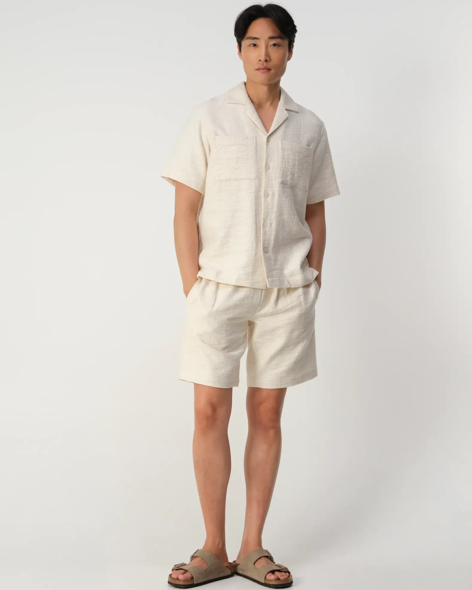 J.C. RAGS Aaron Structure Casual Overhemd