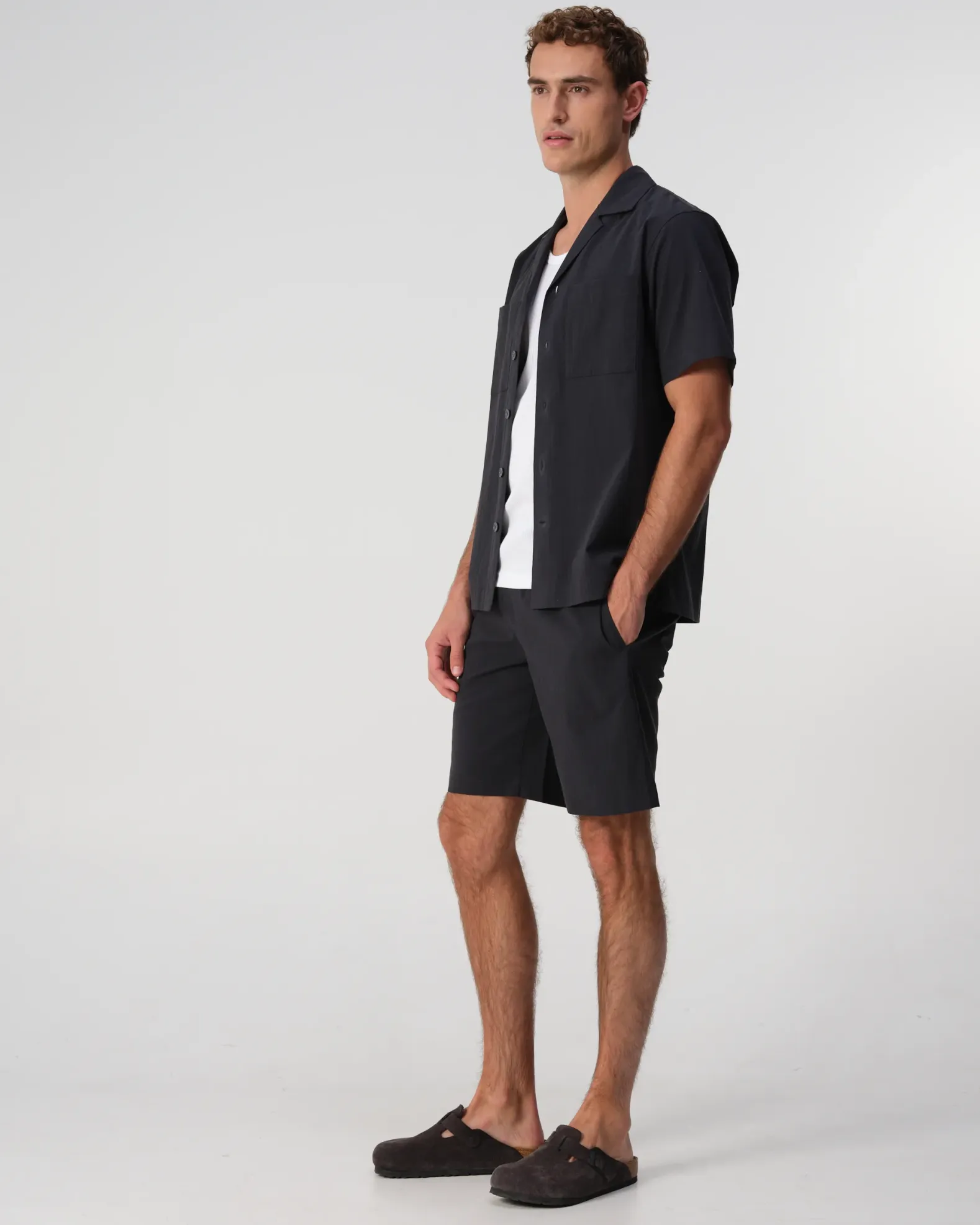J.C. RAGS Aaron Wrinkle Casual Overhemd