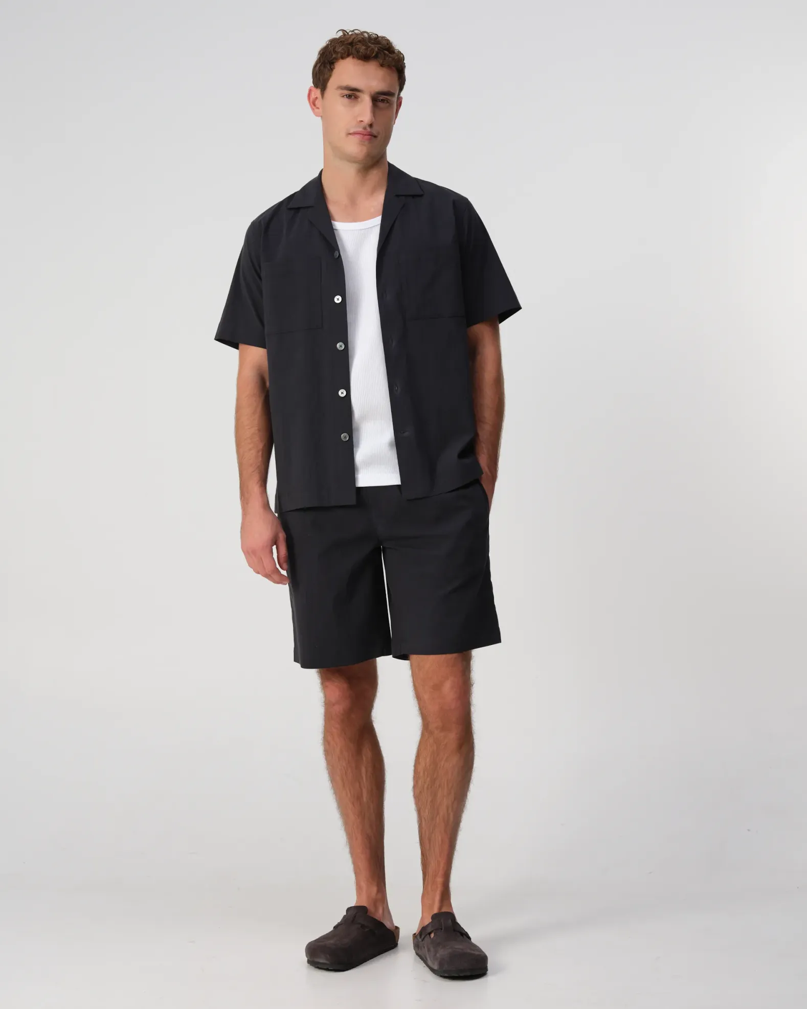 J.C. RAGS Aaron Wrinkle Casual Overhemd