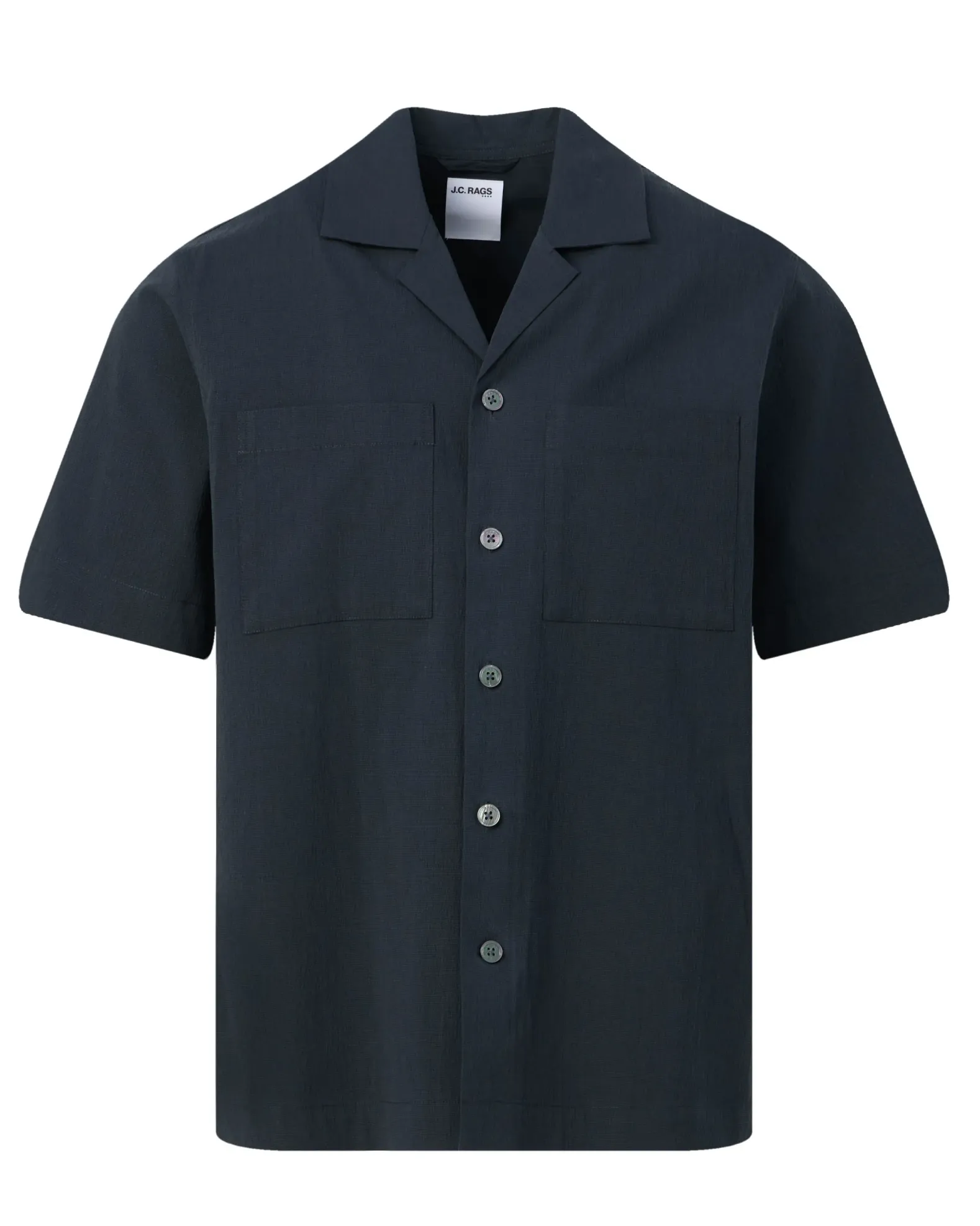 J.C. RAGS Aaron Wrinkle Casual Overhemd