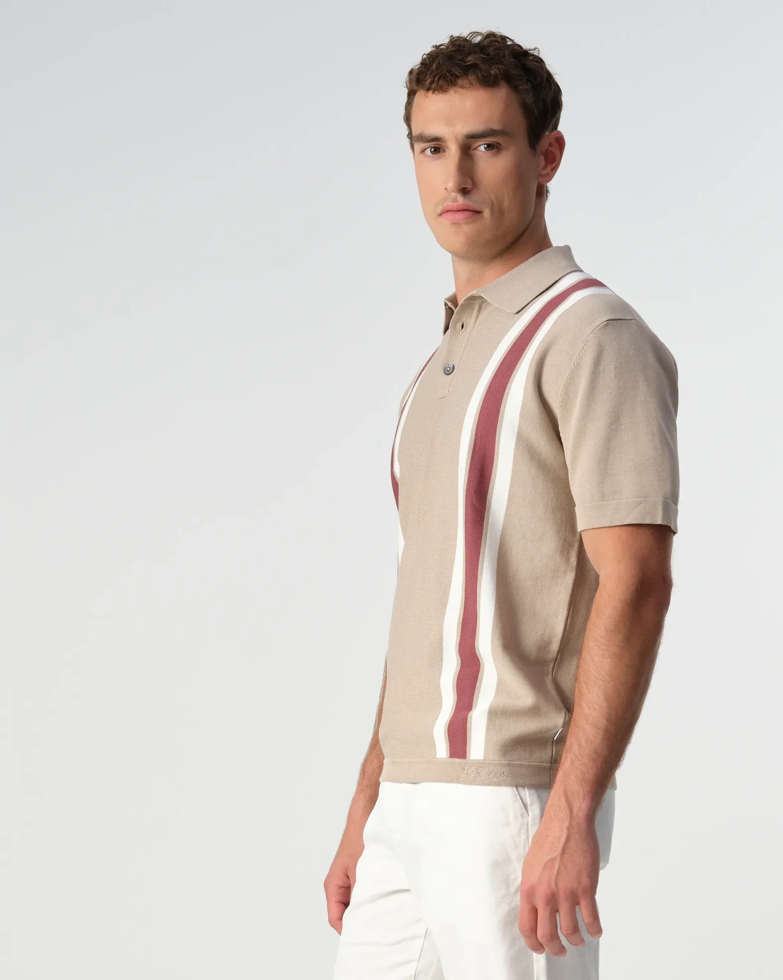 J.C. RAGS Alvie Stripe Polo