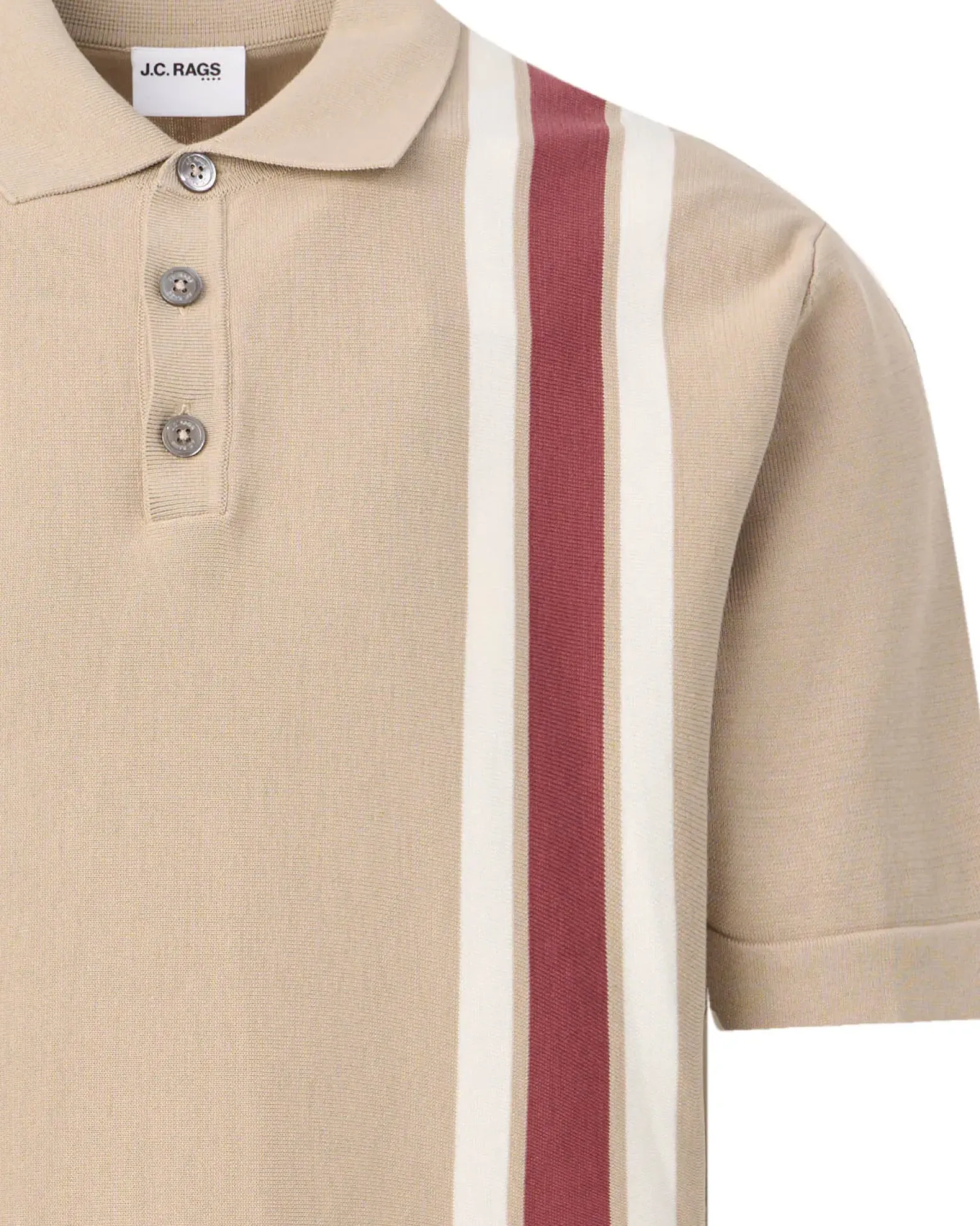 J.C. RAGS Alvie Stripe Polo
