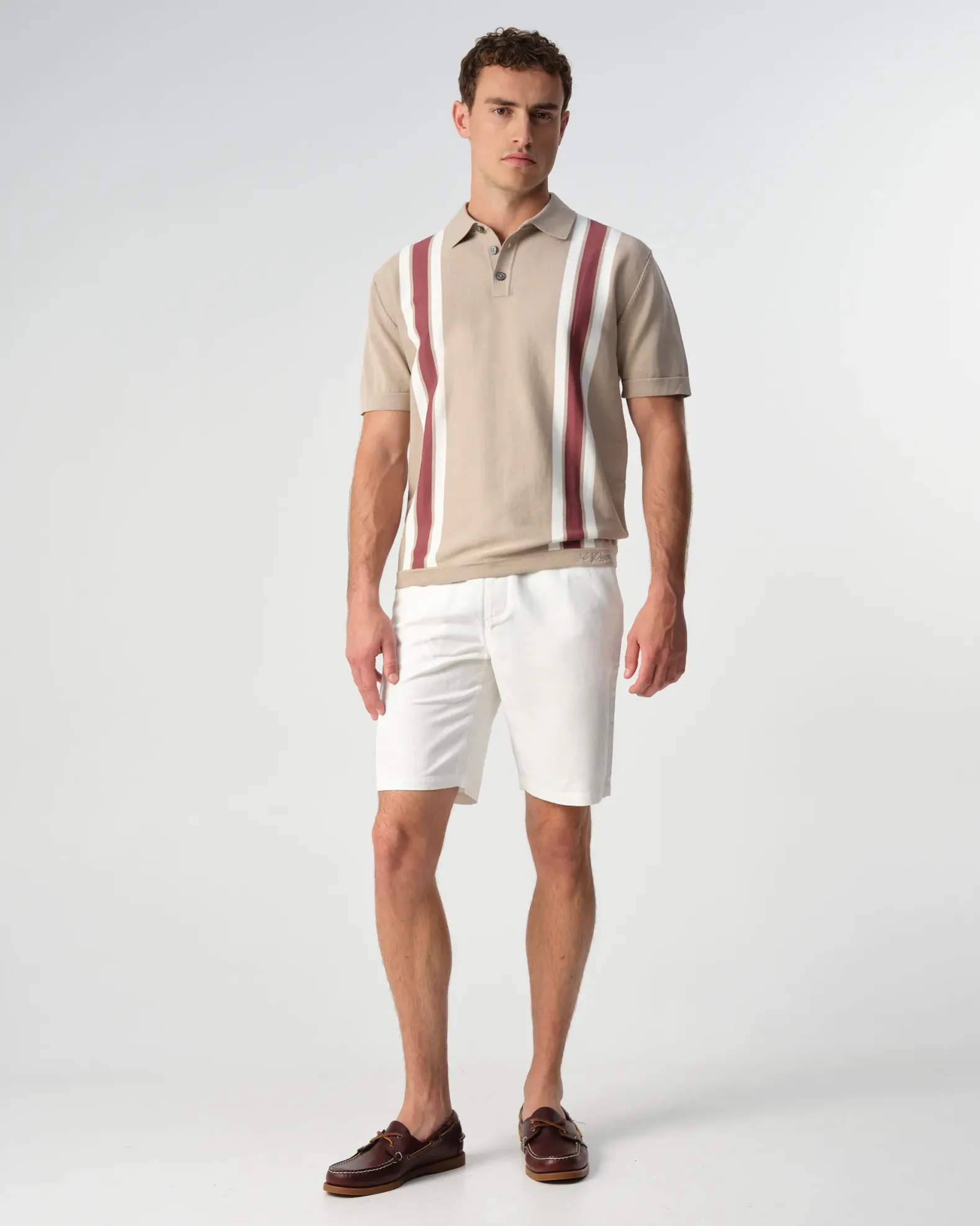 J.C. RAGS Alvie Stripe Polo