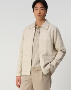 J.C. RAGS Benji Jacquard Overshirt