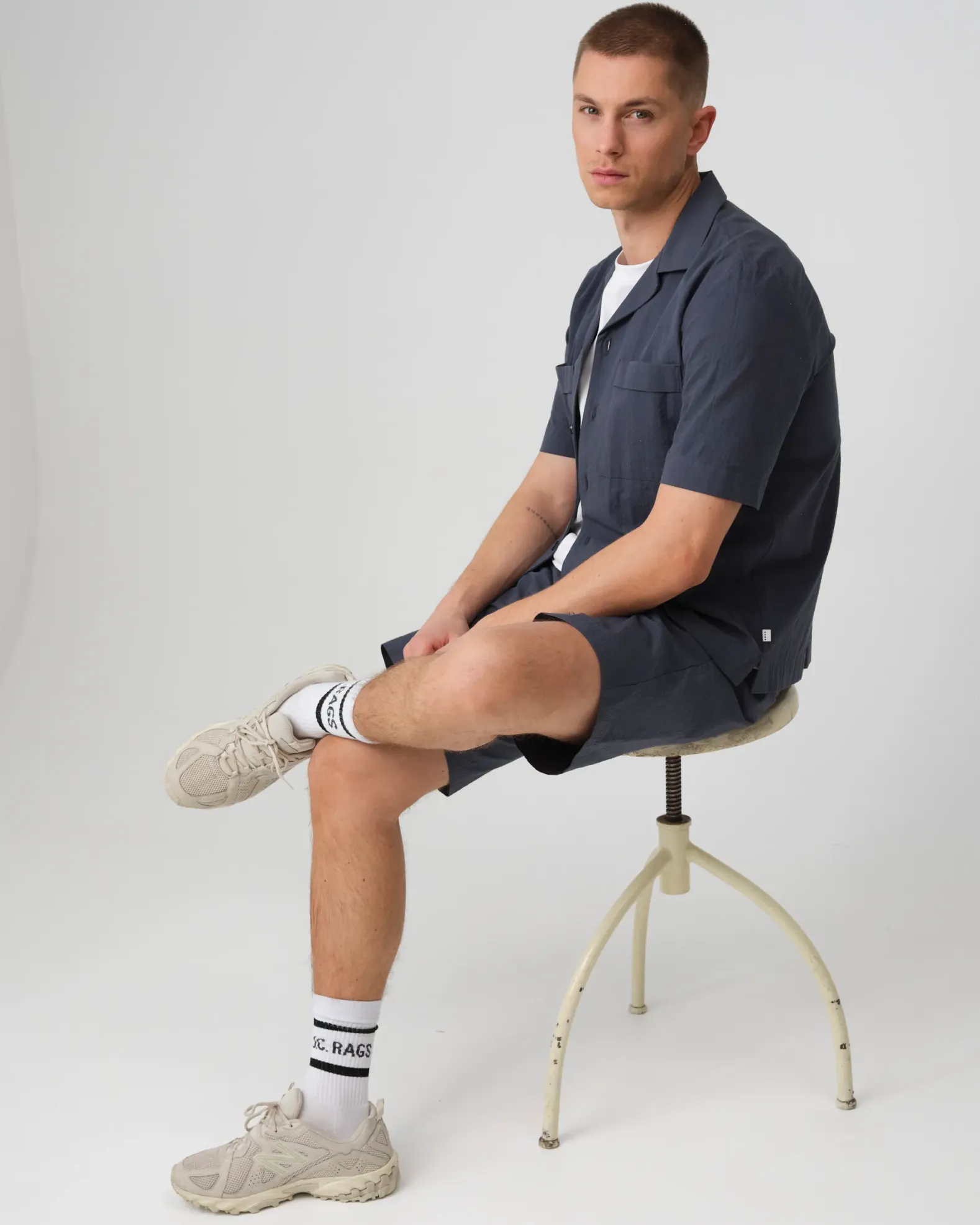 J.C. RAGS Casual Overhemd KM