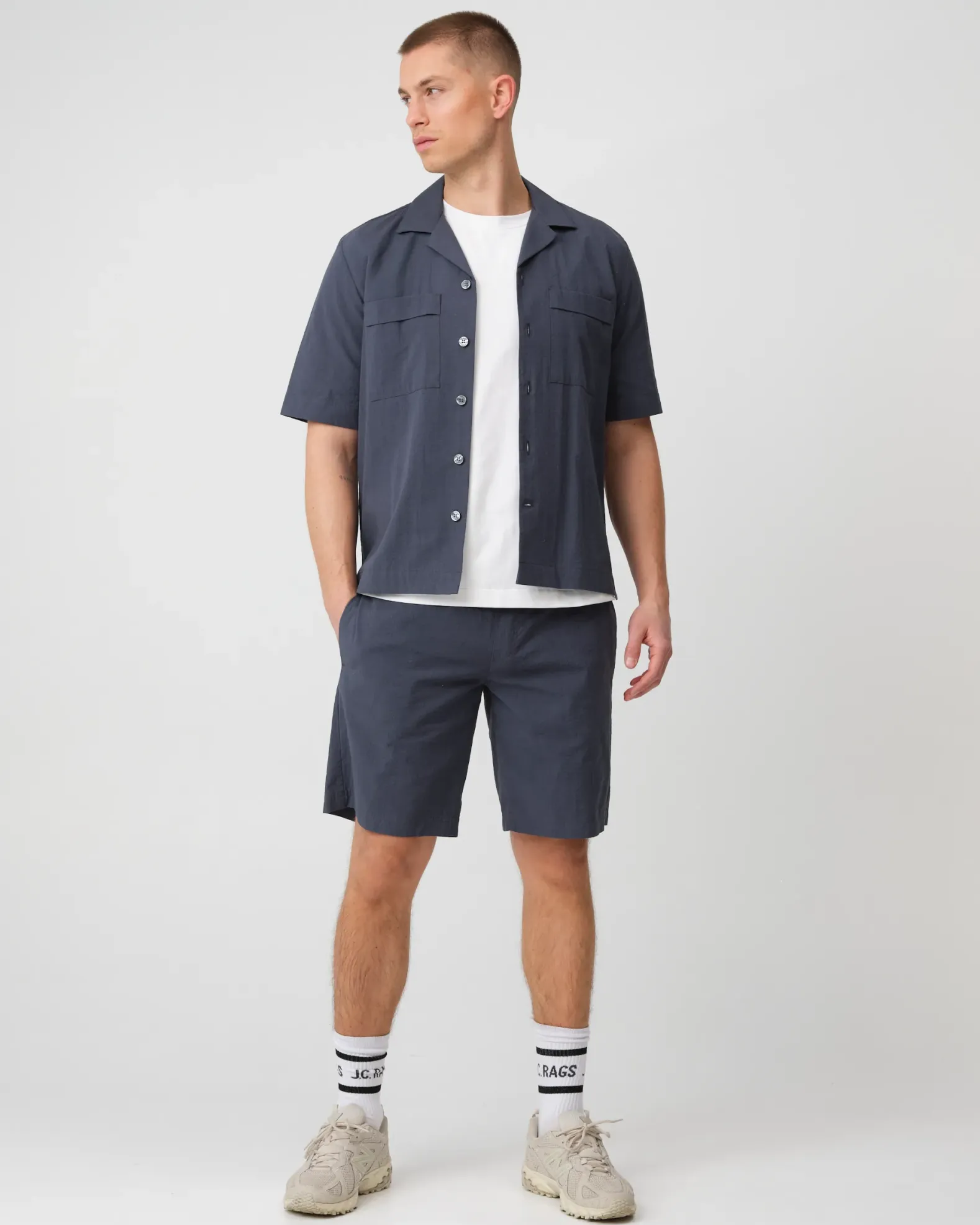 J.C. RAGS Casual Overhemd KM