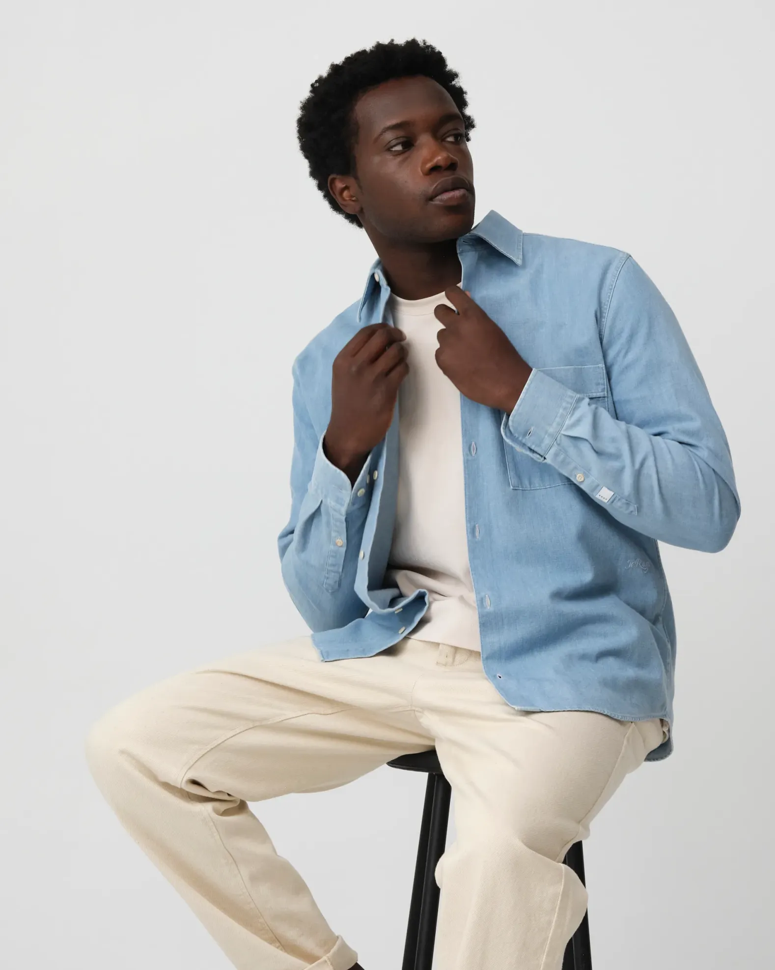 J.C. RAGS Casual Overhemd LM