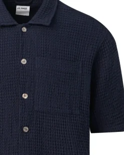 J.C. RAGS Duncan Waffle Casual Overhemd