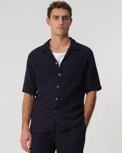 J.C. RAGS Duncan Waffle Casual Overhemd