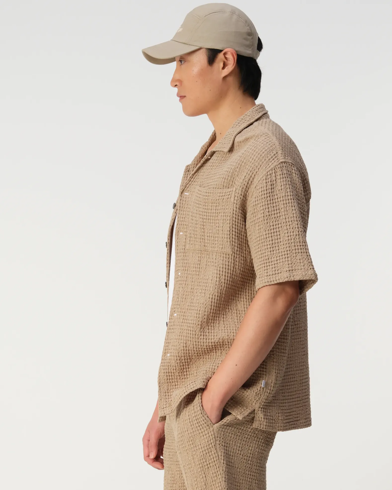J.C. RAGS Duncan Waffle Casual Overhemd