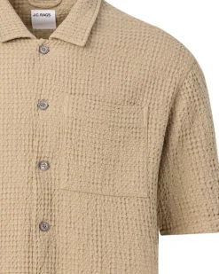 J.C. RAGS Duncan Waffle Casual Overhemd