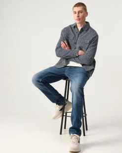 J.C. RAGS Overshirt Rylee Jacquard
