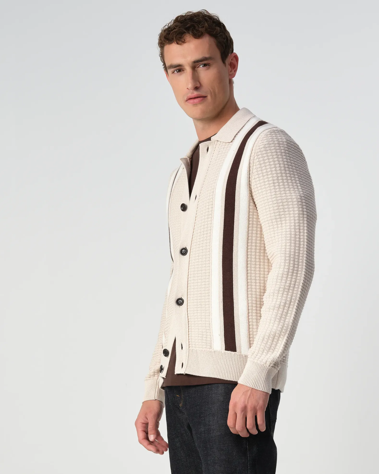 J.C. RAGS Polo Lange mouw