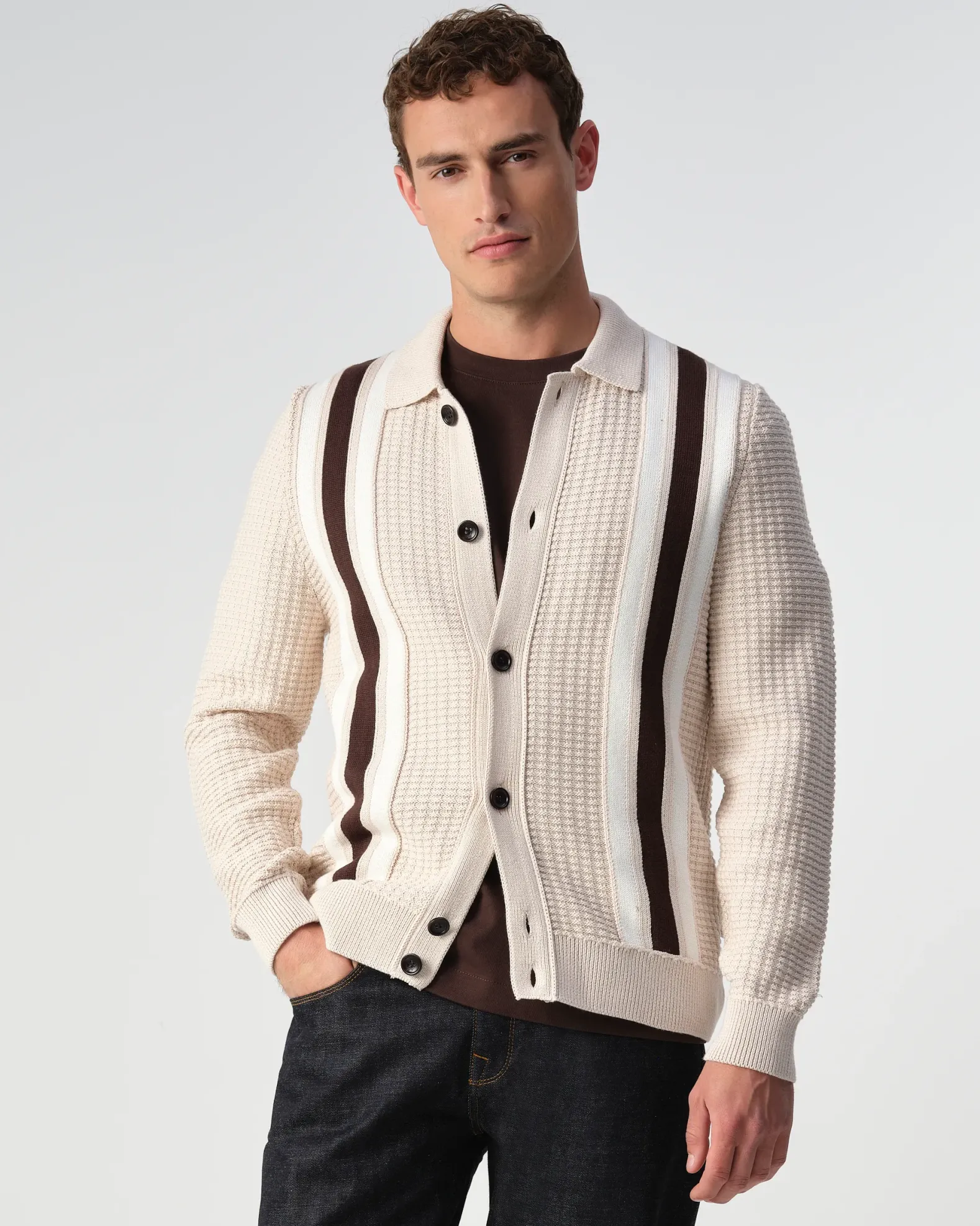 J.C. RAGS Polo Lange mouw