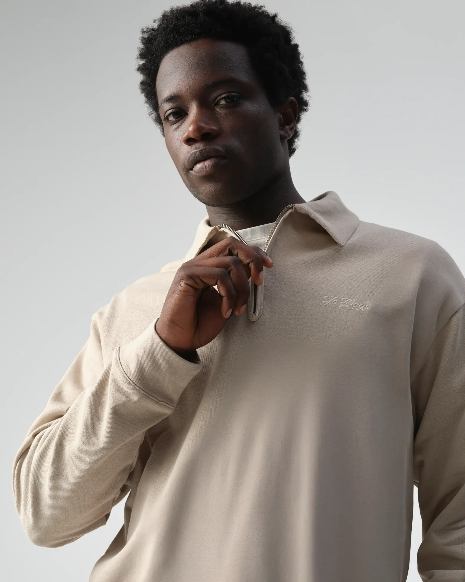 J.C. RAGS Polo Lange mouw