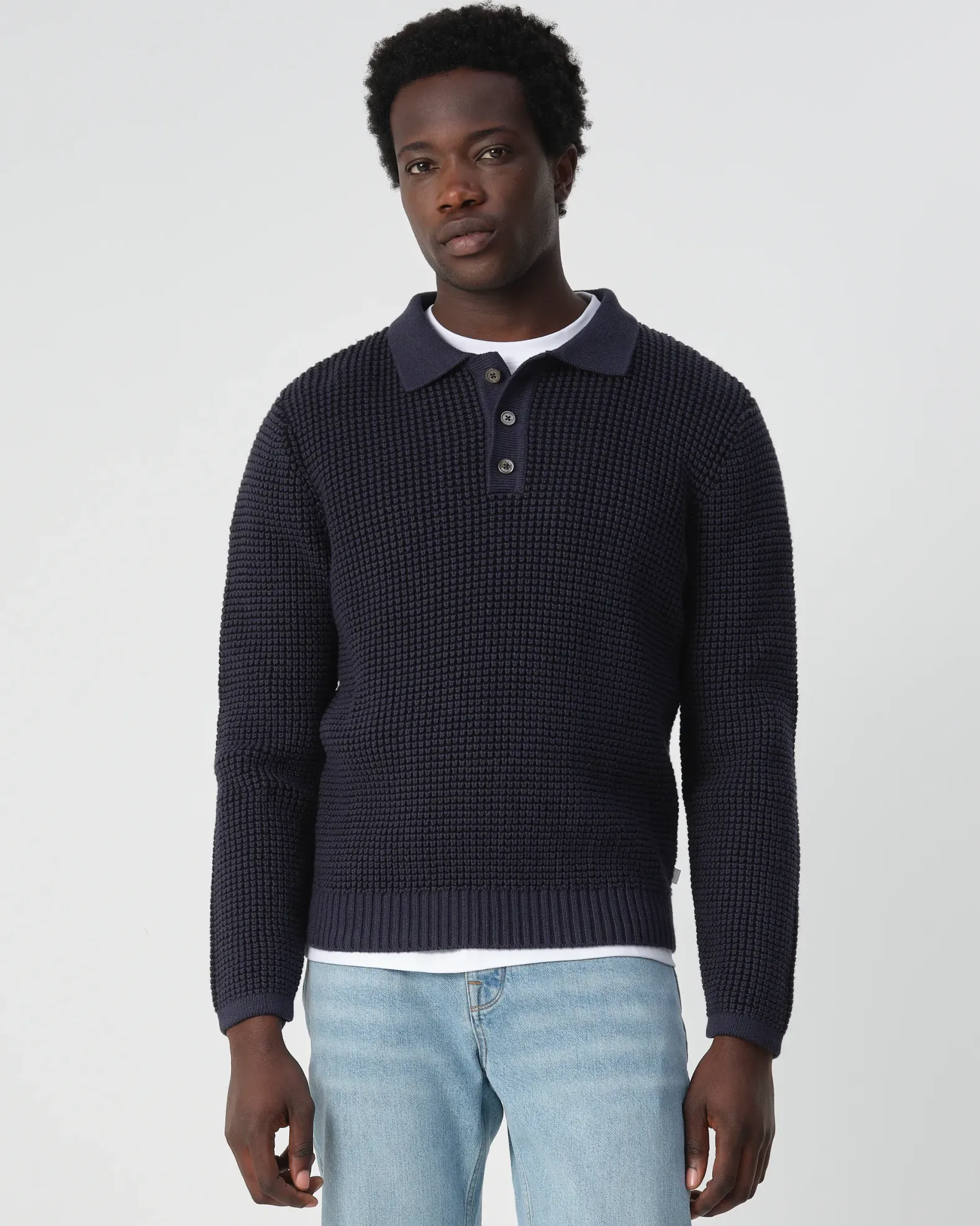 J.C. RAGS Polo Lange mouw