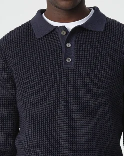 J.C. RAGS Polo Lange mouw