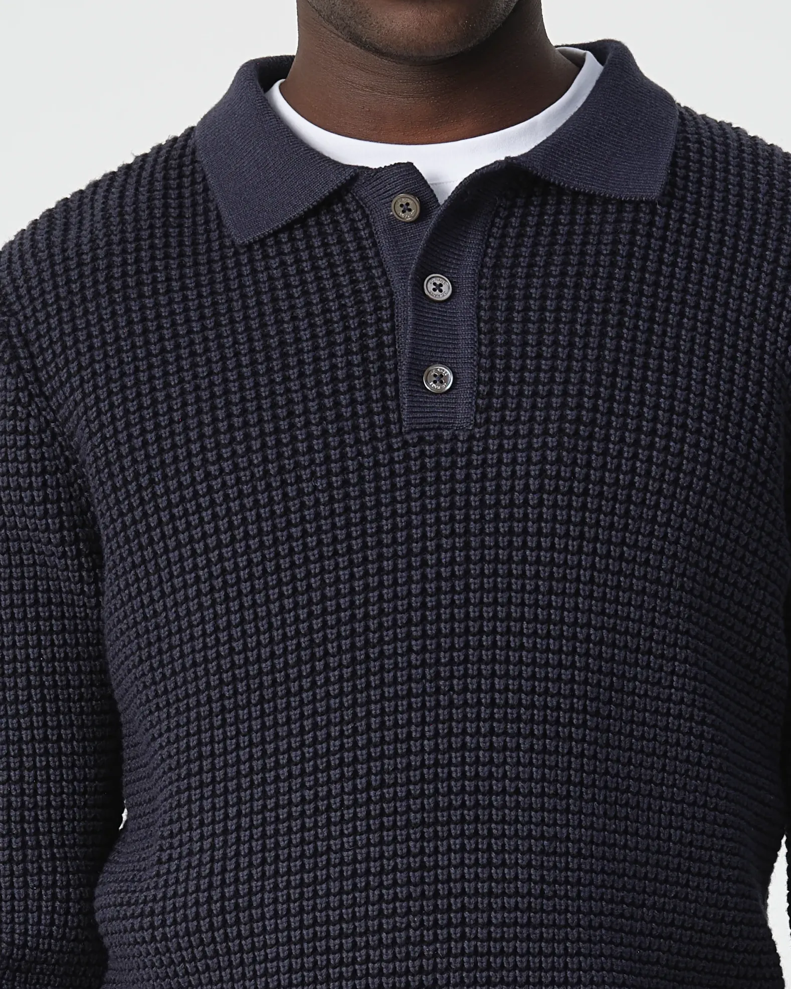 J.C. RAGS Polo Lange mouw