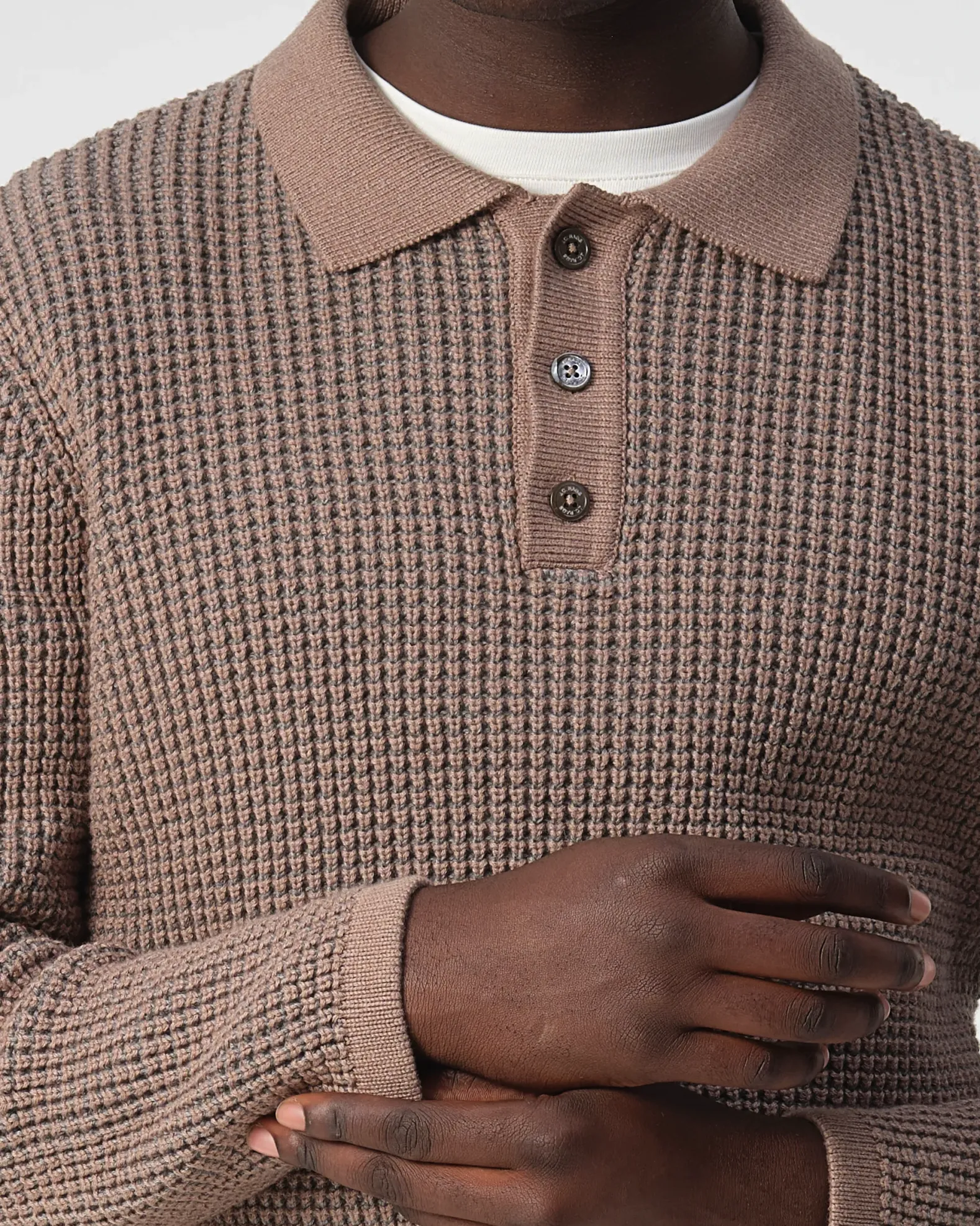 J.C. RAGS Polo Lange mouw