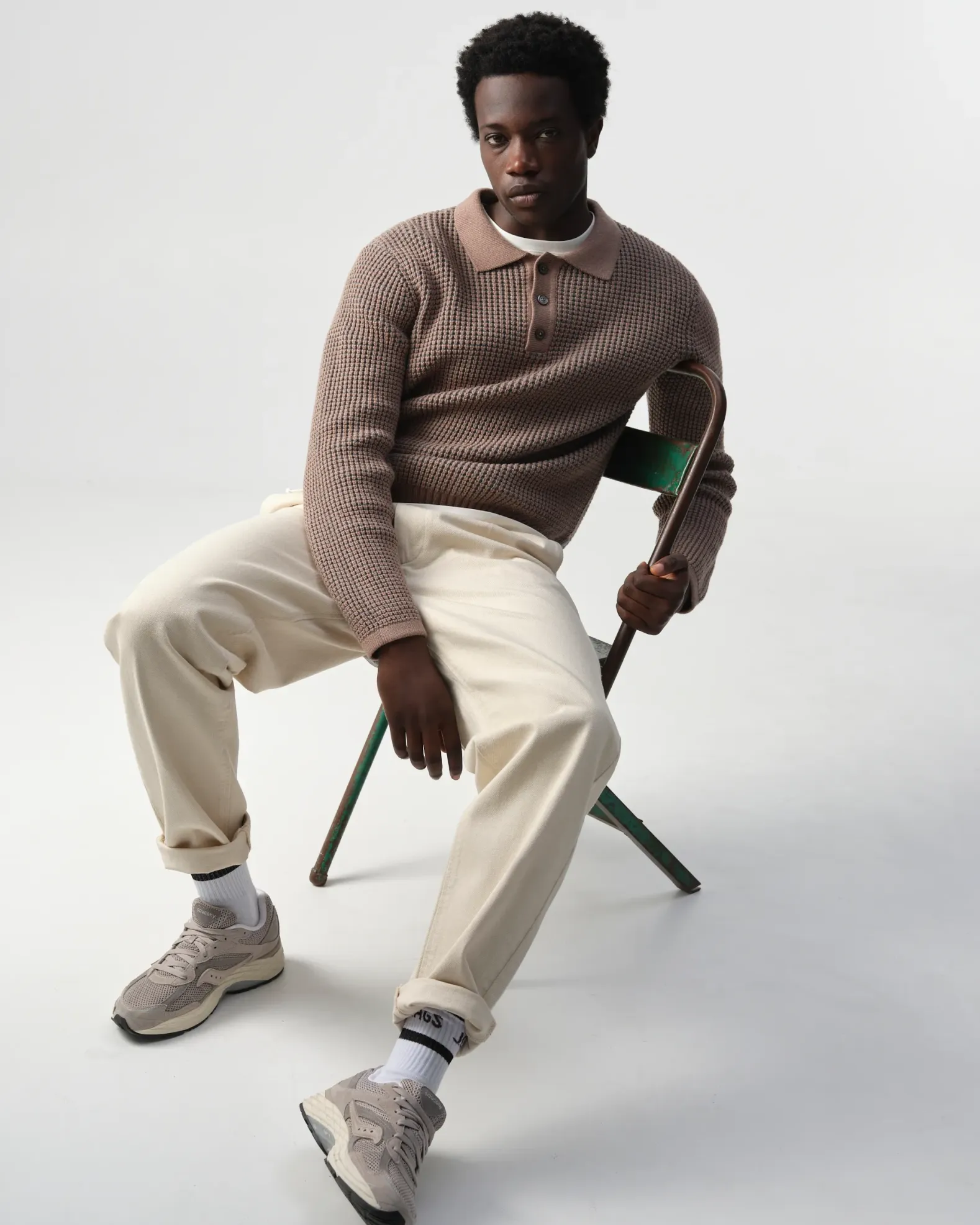 J.C. RAGS Polo Lange mouw
