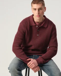 J.C. RAGS Polo lange Mouw Efe