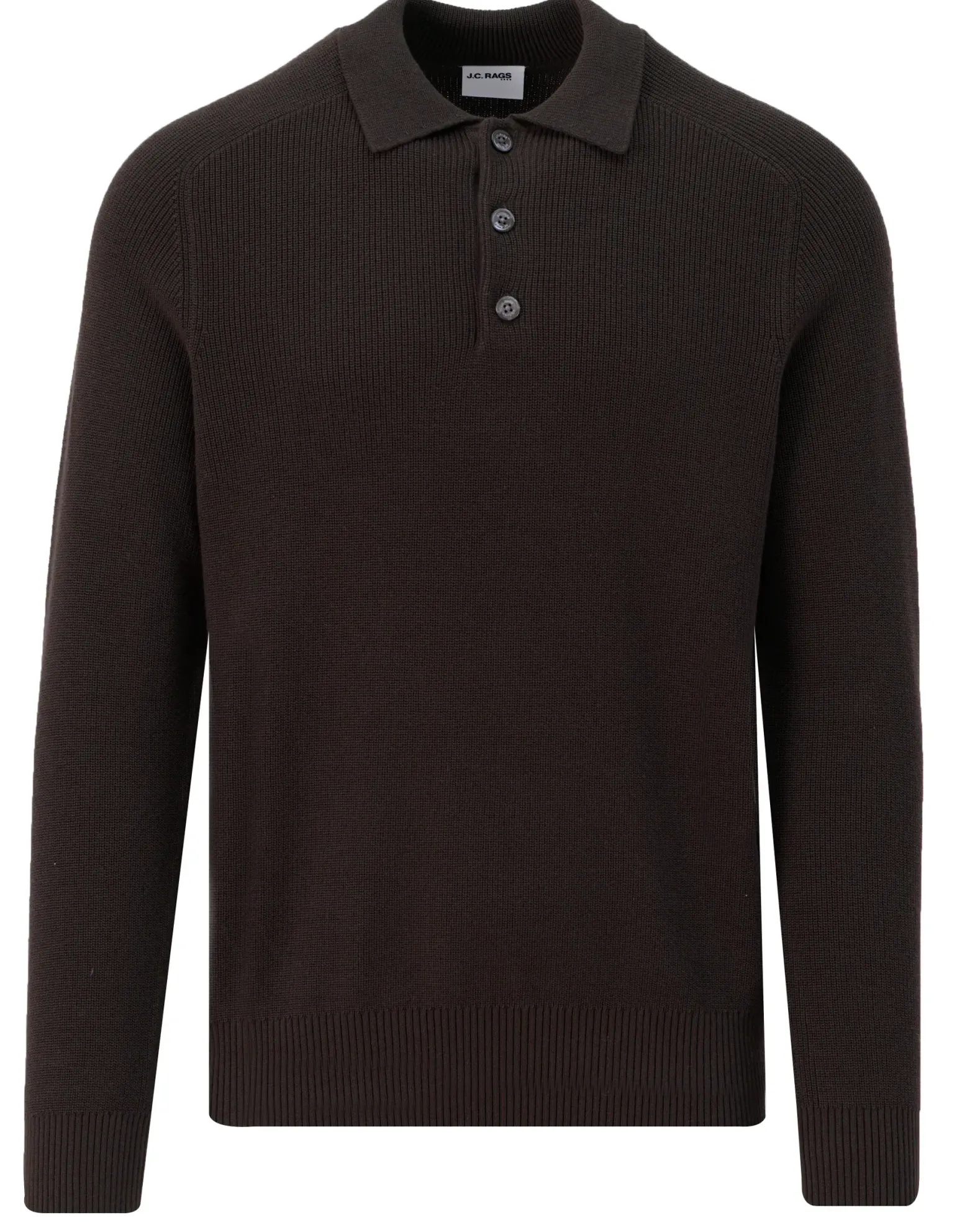 J.C. RAGS Polo lange mouw Ewald