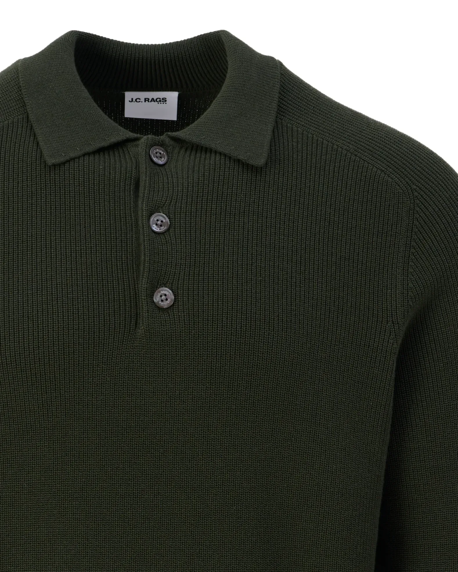 J.C. RAGS Polo lange mouw Ewald