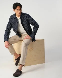 J.C. RAGS Roux Diamond Overshirt