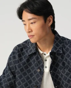 J.C. RAGS Roux Diamond Overshirt