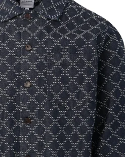 J.C. RAGS Roux Diamond Overshirt
