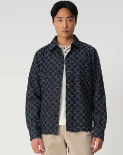 J.C. RAGS Roux Diamond Overshirt