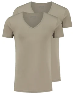 Slater ondershirts diepe V-hals stretch cooldown