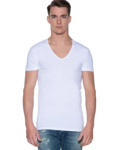 Slater ondershirts diepe V-hals 2-pack