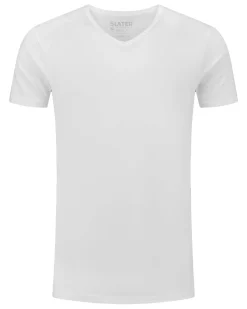 Slater ondershirts extra lang V-hals 2-pack