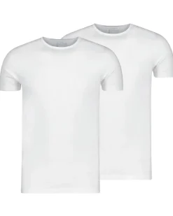 Slater ondershirts tencel stretch O-hals 2-pack