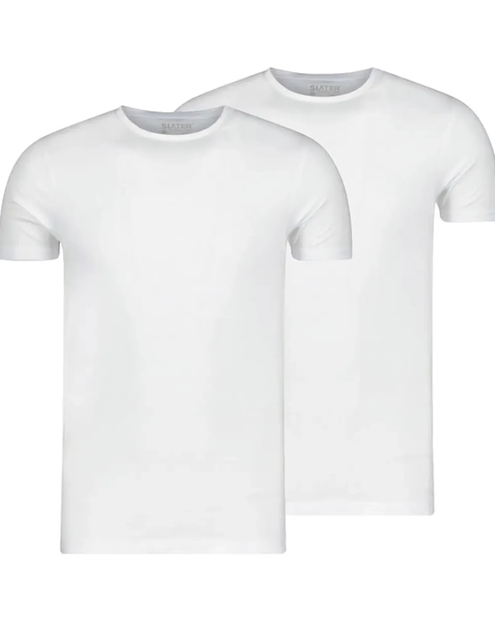 Slater ondershirts tencel stretch O-hals 2-pack