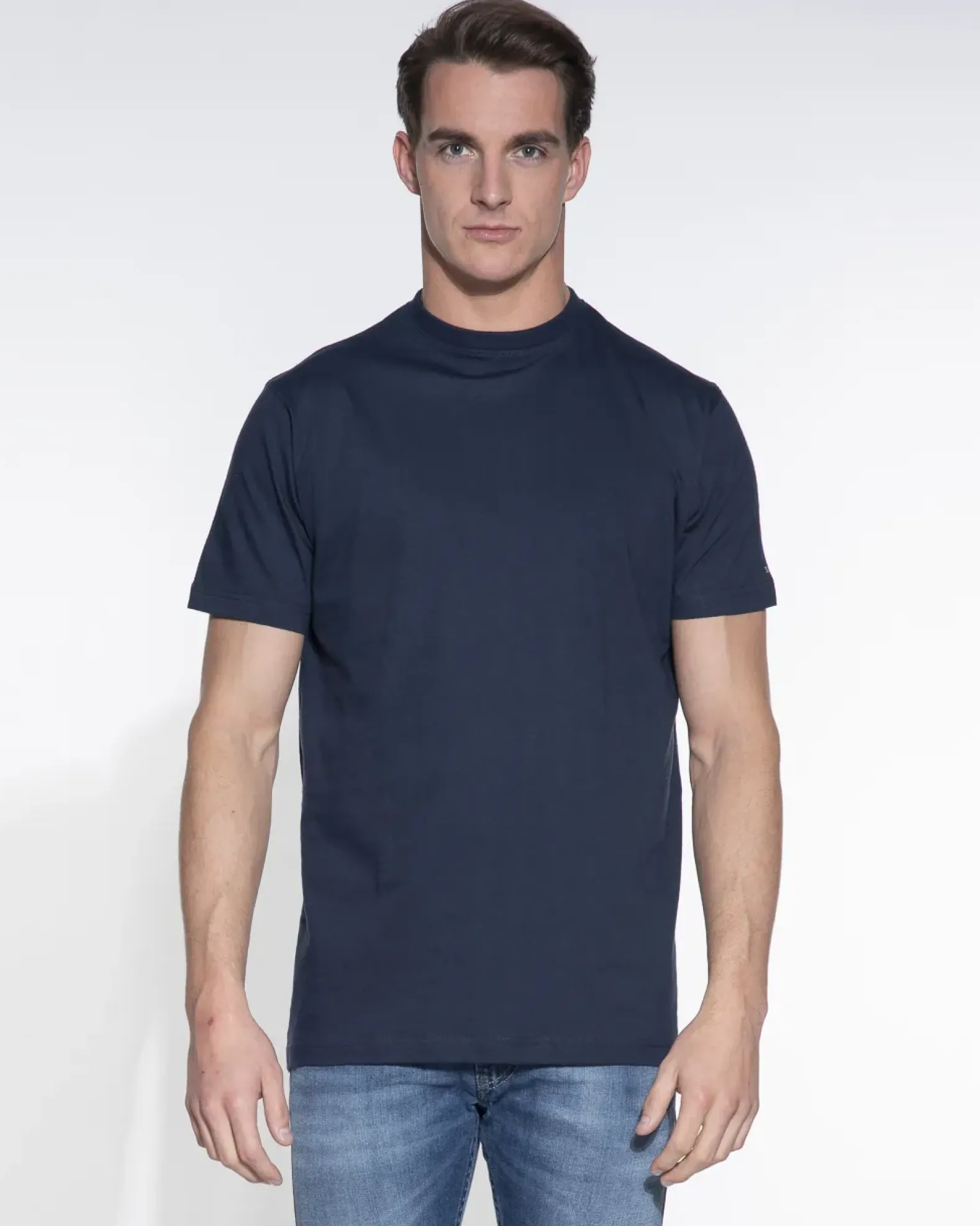 Slater regular fit t-shirt O-hals 2-pack