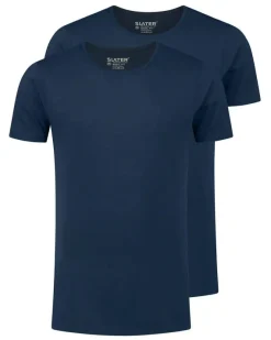 Slater T-shirts regular fit O-hals 2-pack