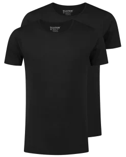Slater T-shirts regular fit O-hals 2-pack