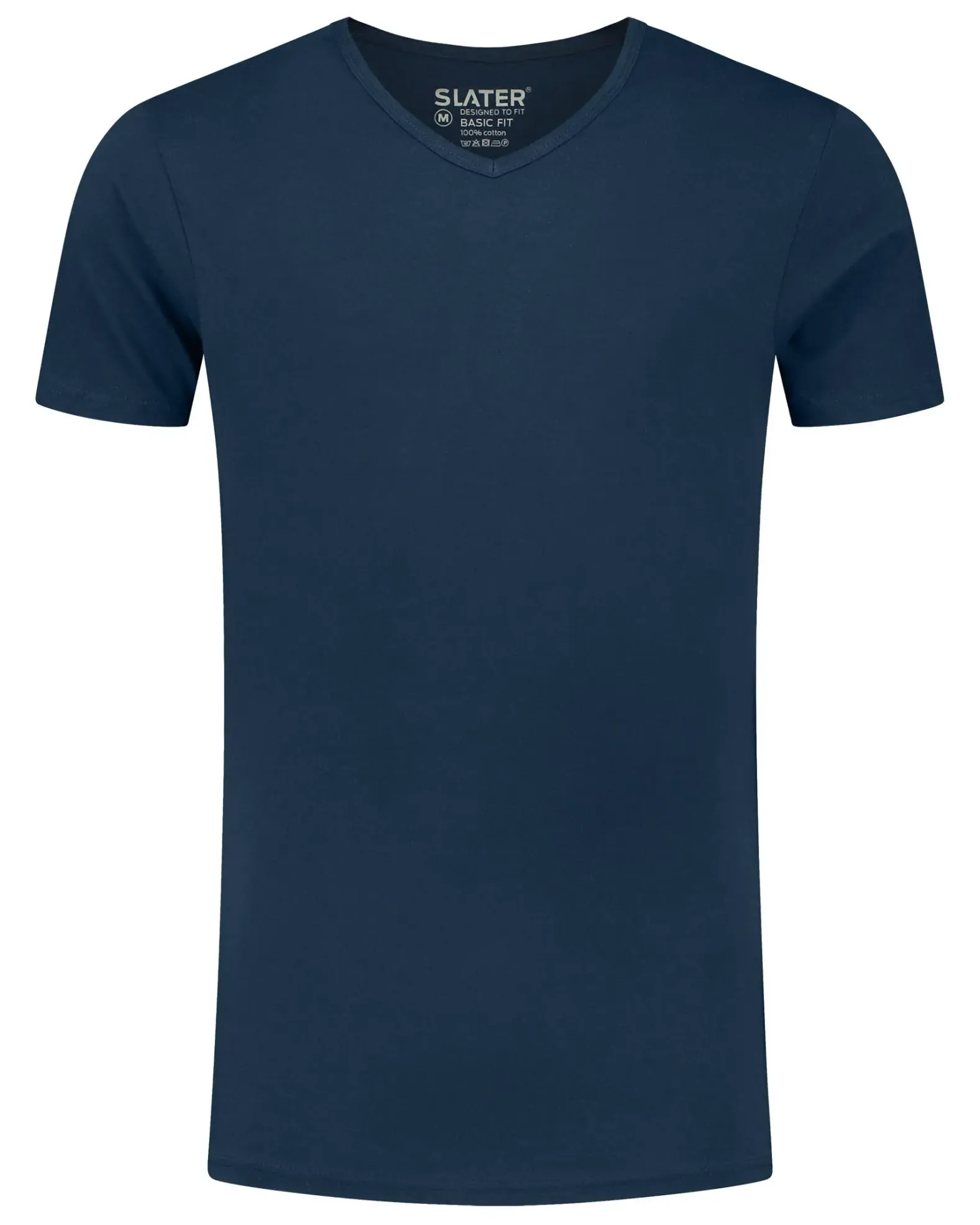 Slater T-shirts regular fit V-hals 2-pack